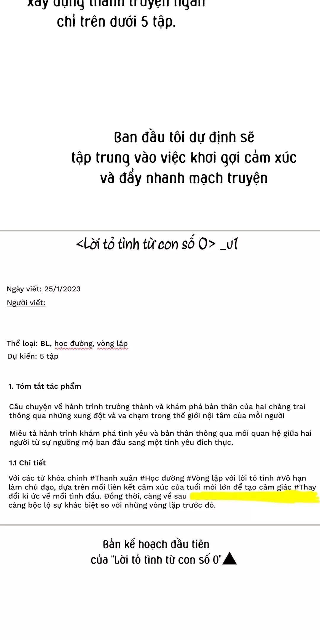 Lời Tỏ Tình Từ Con Số 0 Chap 20.5 - Next Chap 21.5