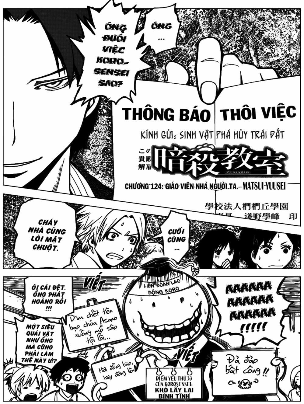 LỚP HỌC ÁM SÁT Chap 120 - Next Chap 121