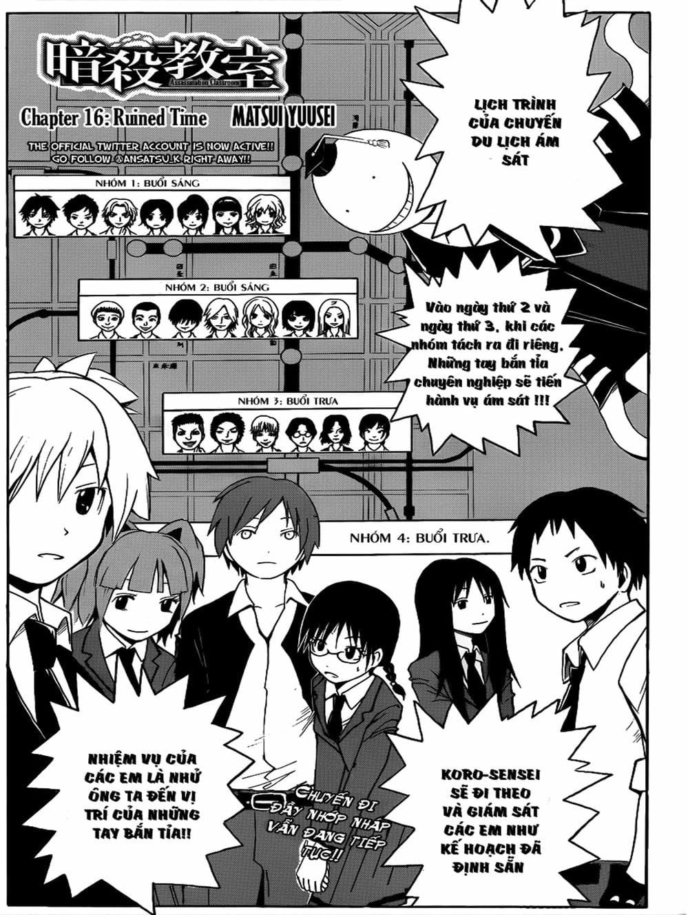 LỚP HỌC ÁM SÁT Chap 17 - Next Chap 18