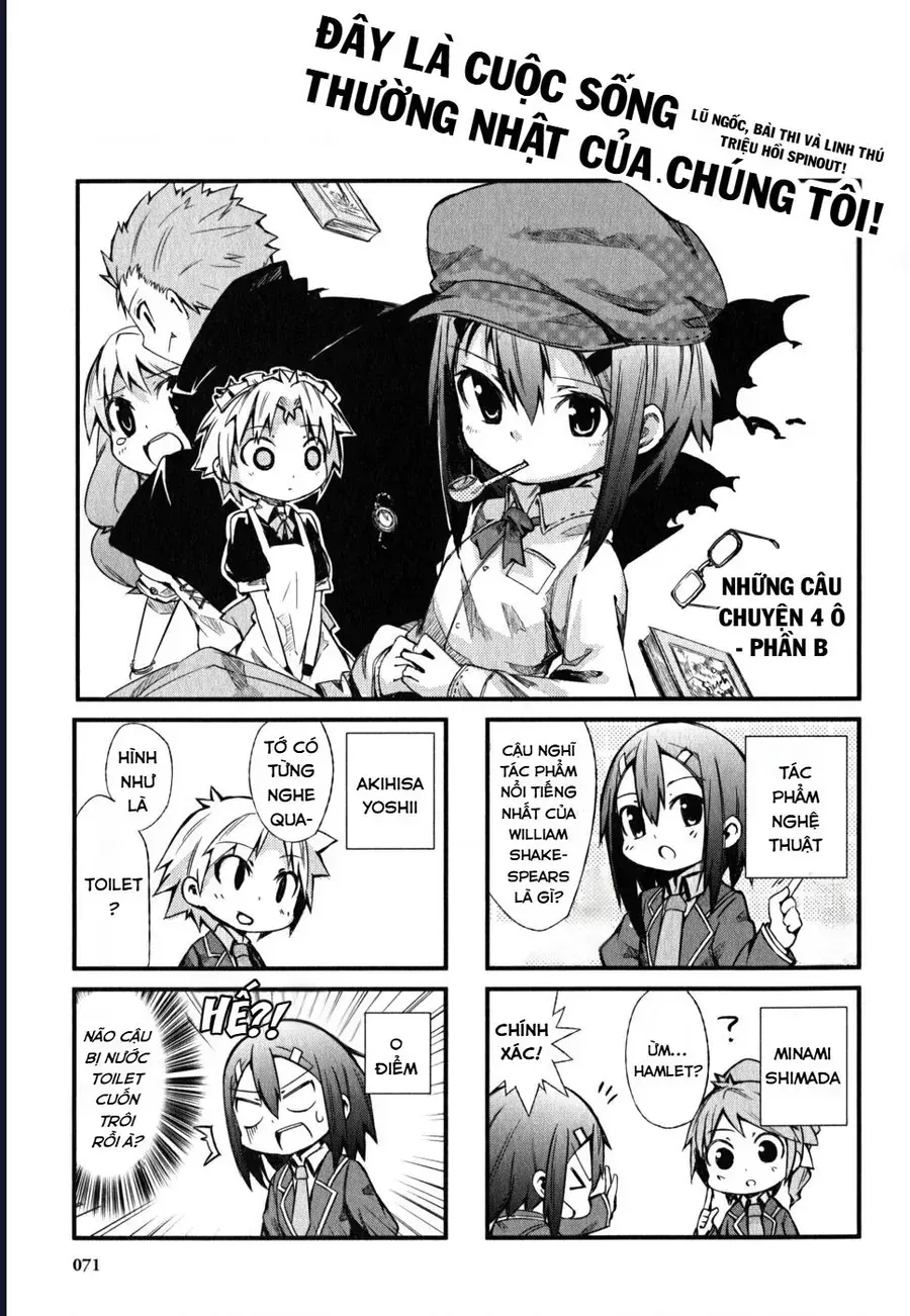 Lũ Ngốc, Bài Thi Và Linh Thú Triệu Hồi Spinout! Đây Là Cuộc Sống Thường Nhật Của Chúng Tôi! Chap 3 - Next Chap 4