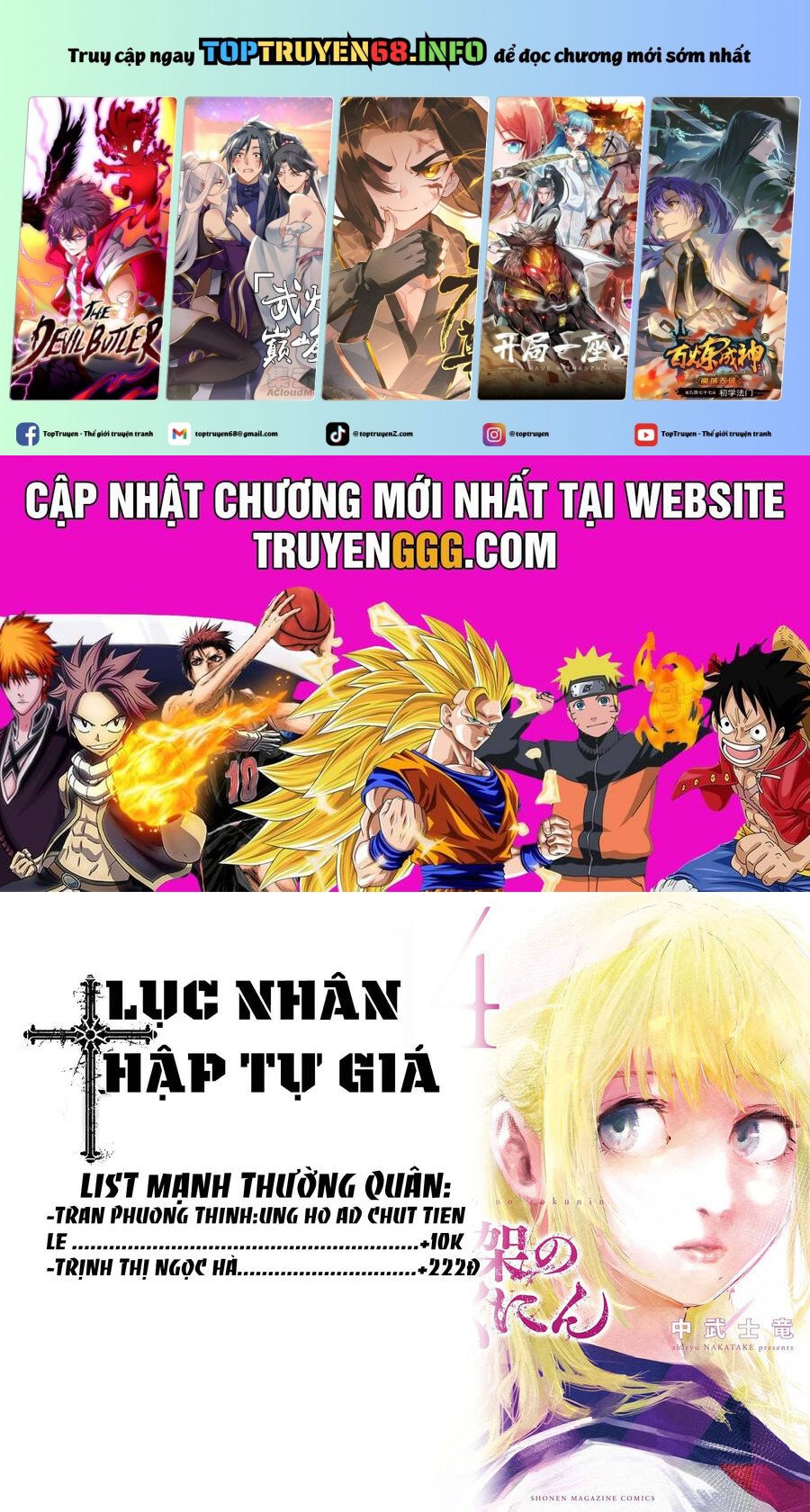 Lục Nhân Thập Tự Giá Chap 171 - Next Chap 172
