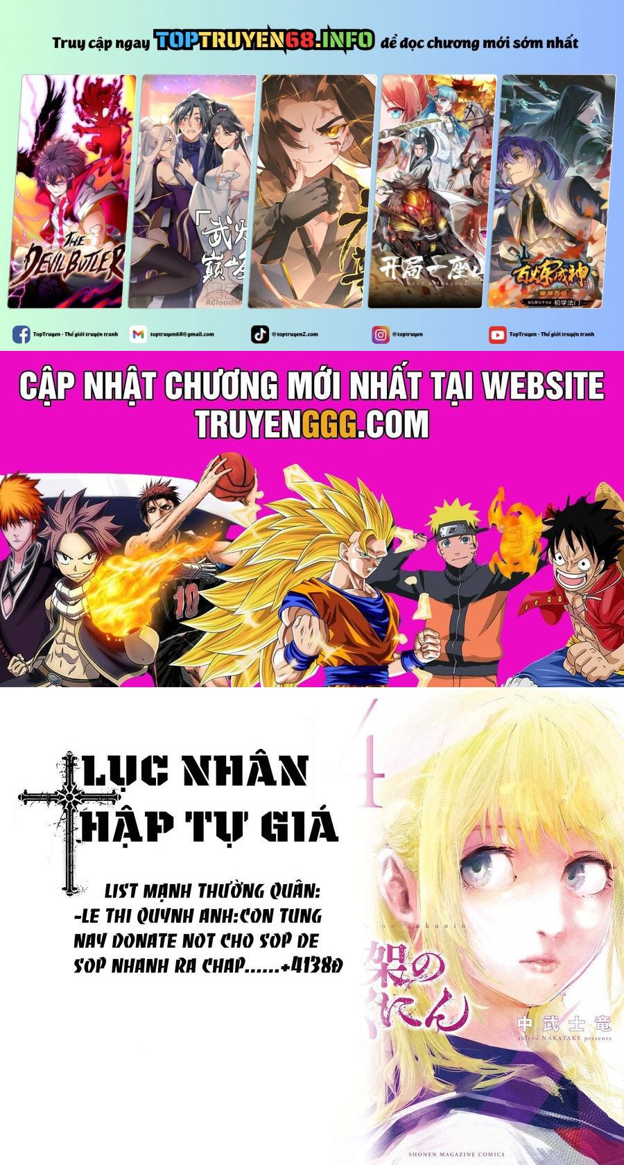 Lục Nhân Thập Tự Giá Chap 173 - Next Chap 174