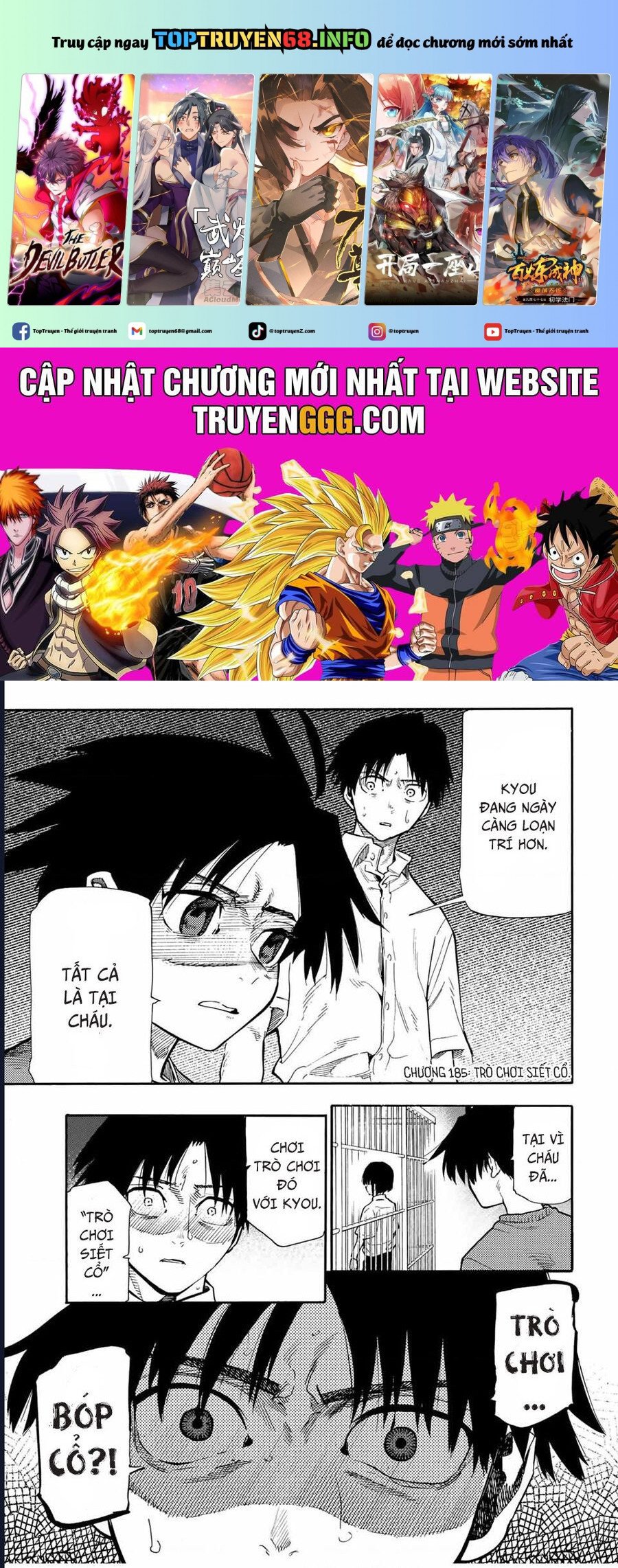 Lục Nhân Thập Tự Giá Chap 185 - Next Chap 186