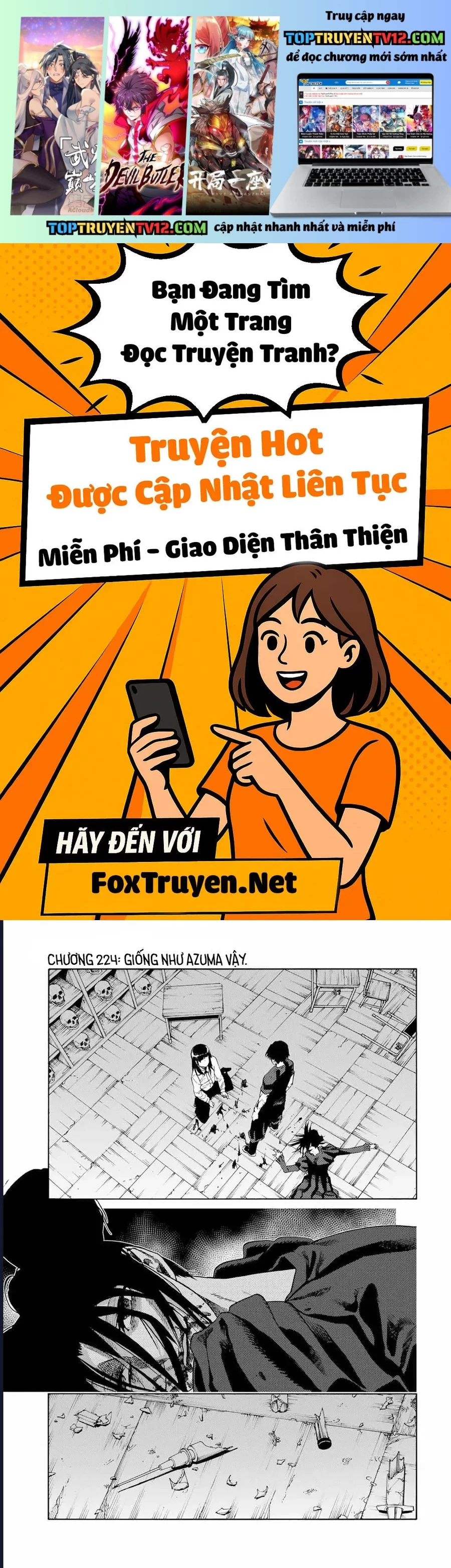 Lục Nhân Thập Tự Giá Chap 224 - Next Chap 225