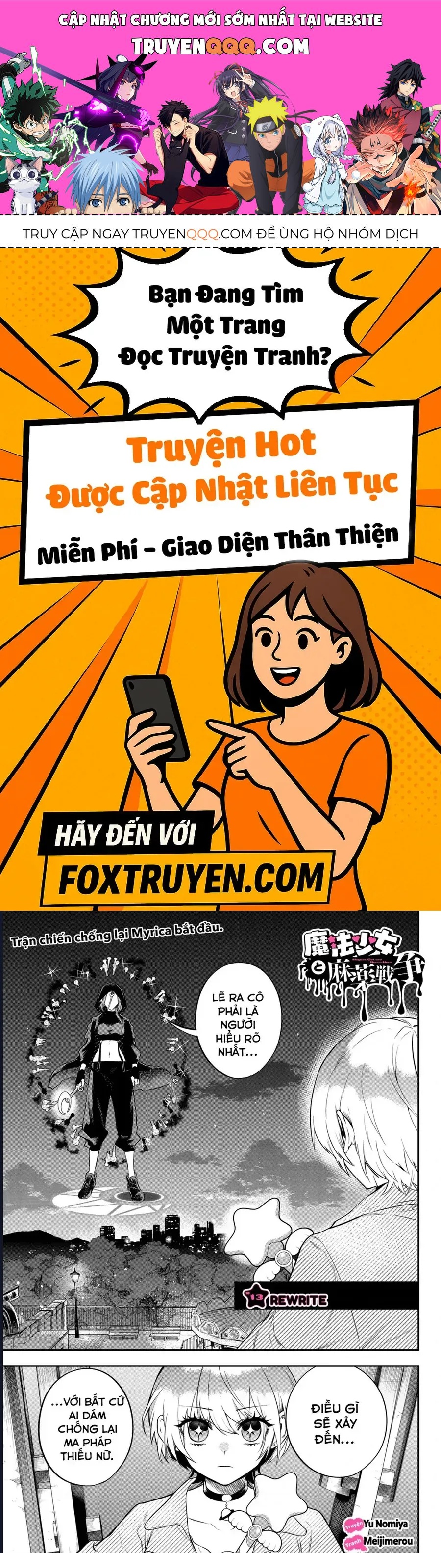 Ma Pháp Thiếu Nữ Và Cuộc Chiến Chống Ma Túy Chap 13 - Next Chap 14