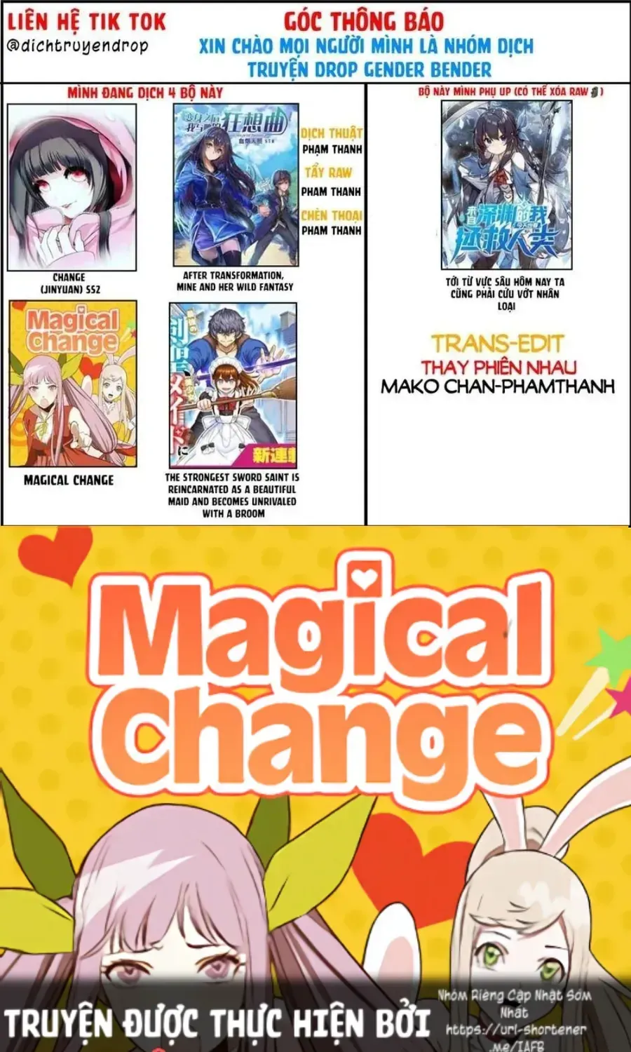 Magical Change Chap 5 - Next Chap 6