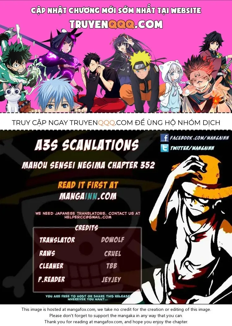 Mahou Sensei Negima Chap 352 - Next Chap 353