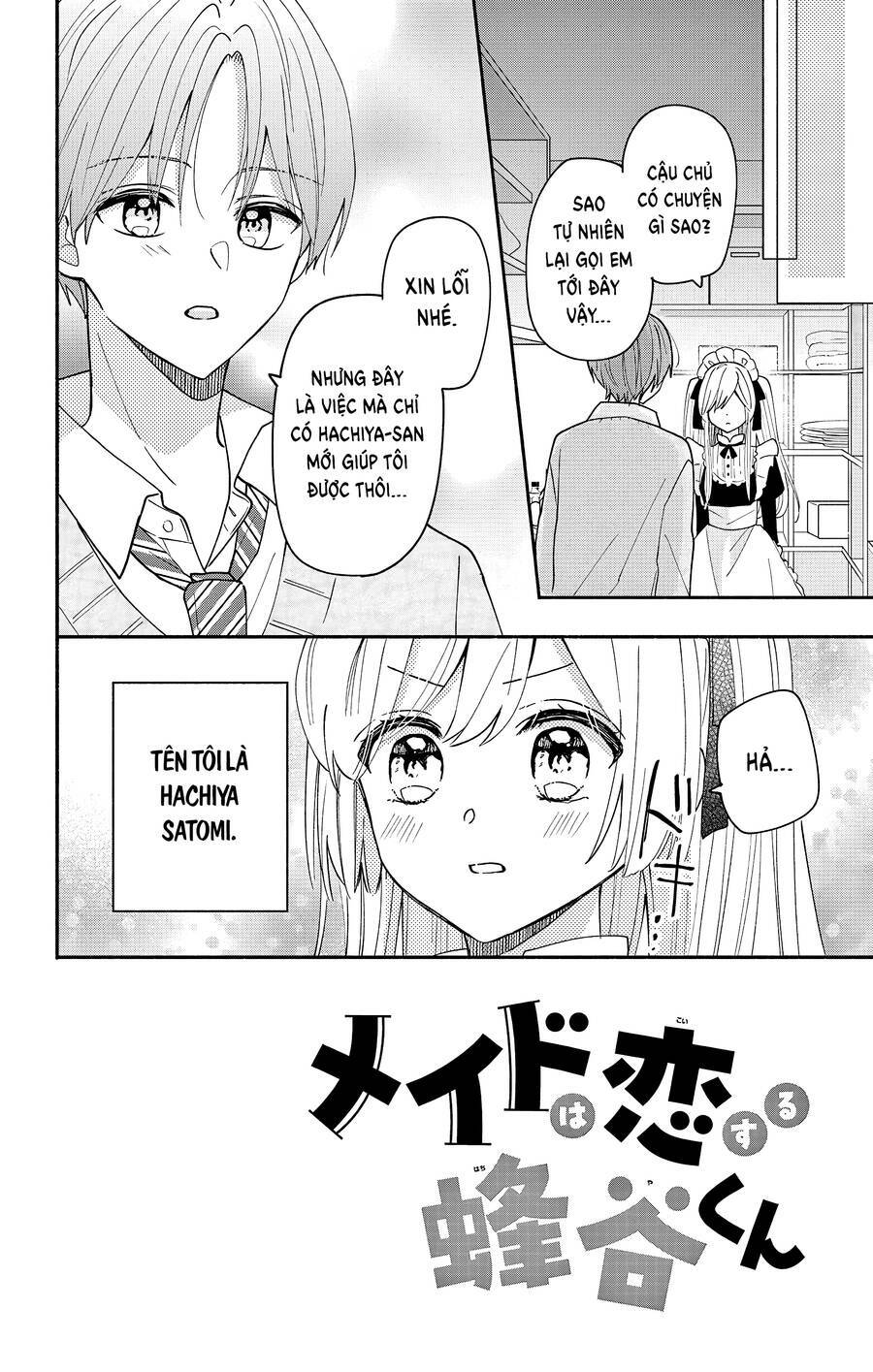 Maid Wa Koisuru Hachiya-Kun Chap 5 - Next Chap 6