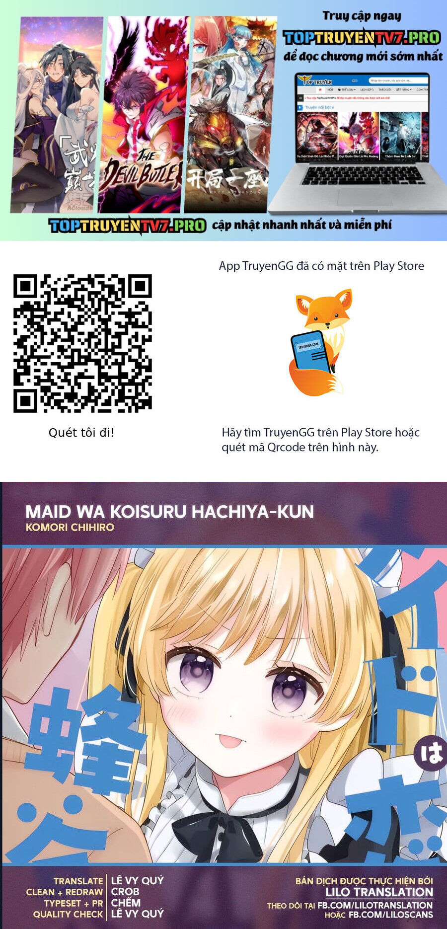 Maid Wa Koisuru Hachiya-Kun Chap 9 - Next Chap 10