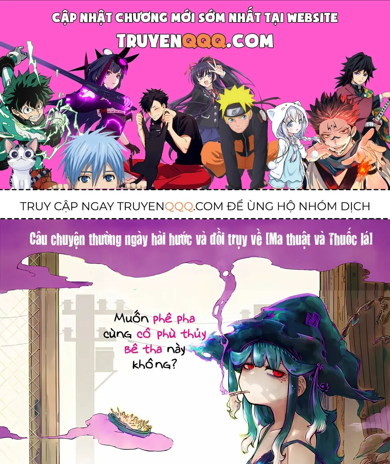 Majo To Kyurasu - Phù Thủy Phê Pha Chap 1 - Next Chap 2