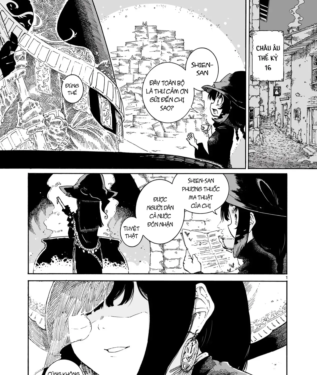 Majo To Kyurasu - Phù Thủy Phê Pha Chap 1 - Next Chap 2