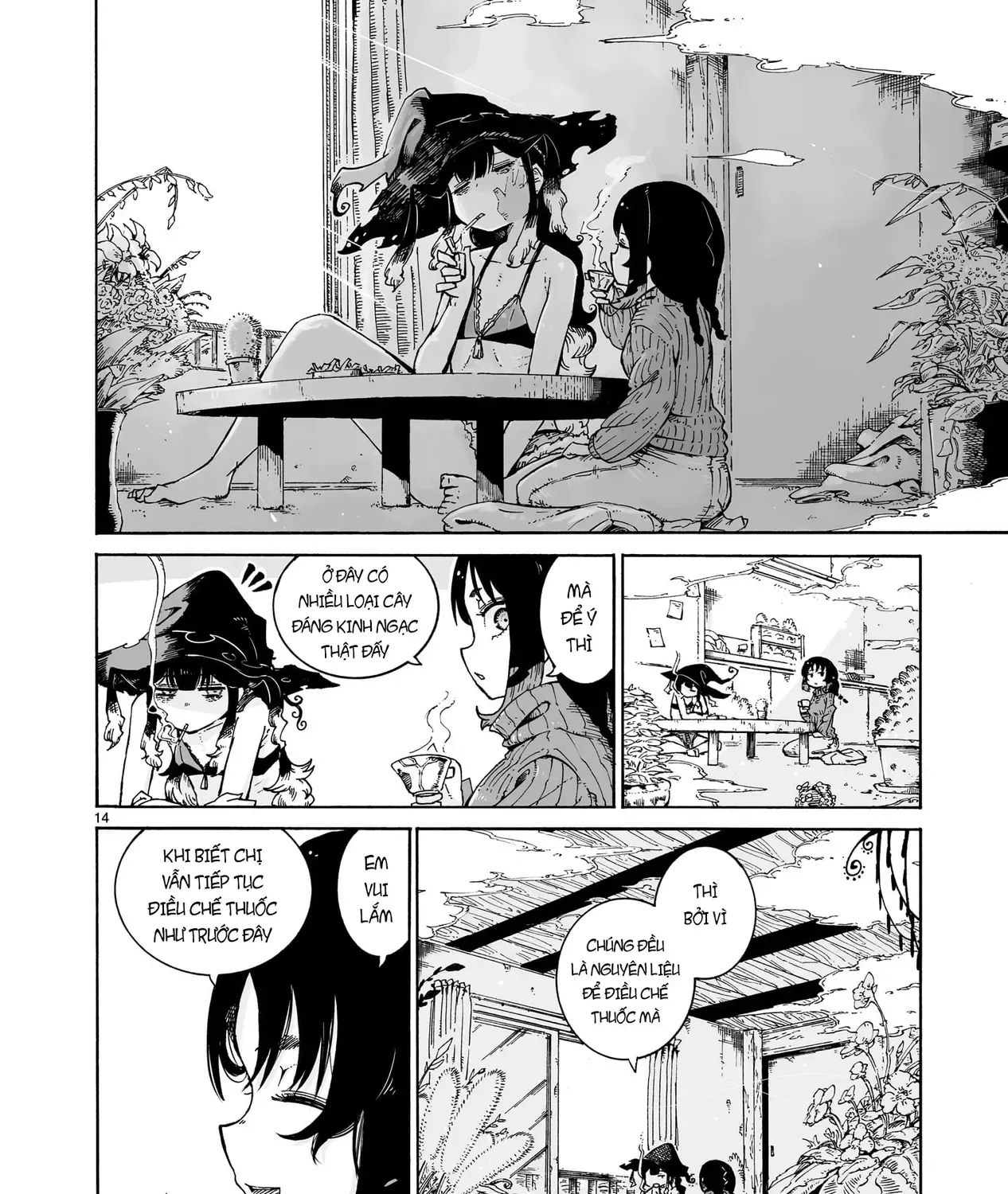 Majo To Kyurasu - Phù Thủy Phê Pha Chap 1 - Next Chap 2