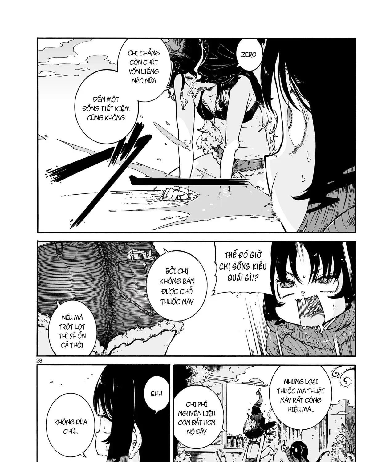 Majo To Kyurasu - Phù Thủy Phê Pha Chap 1 - Next Chap 2