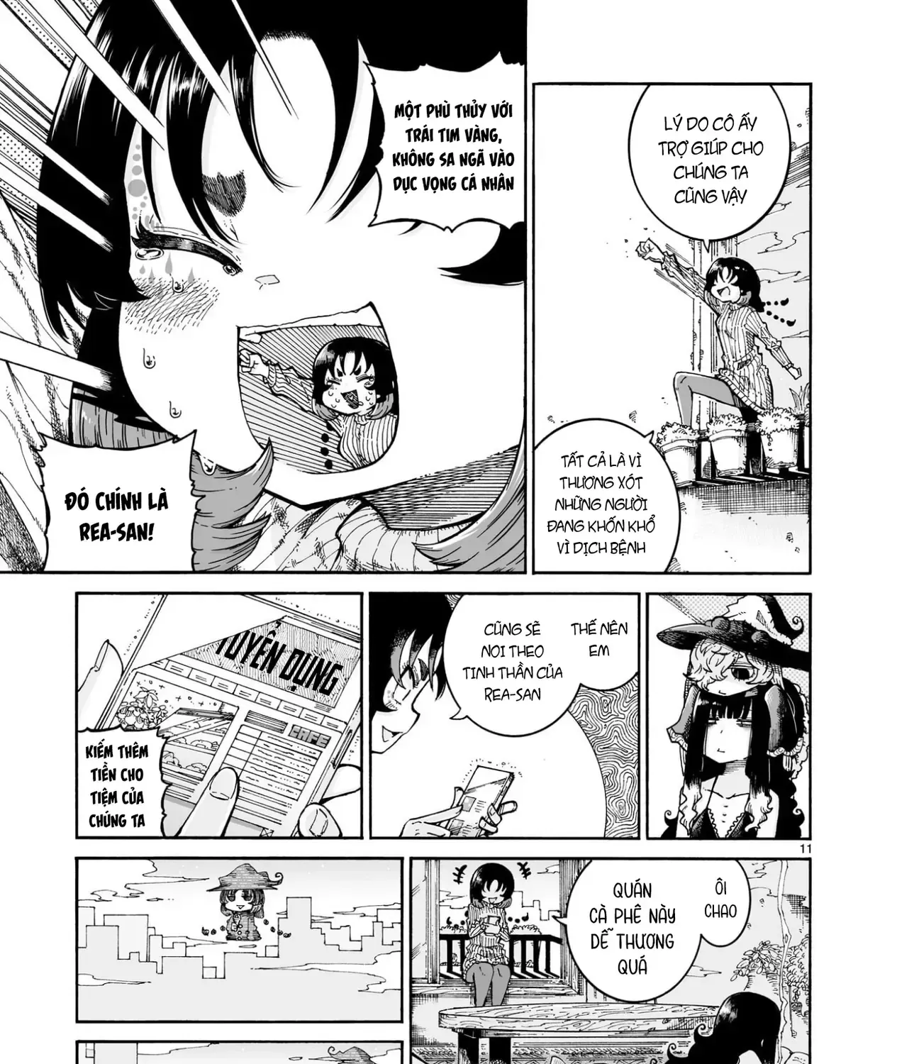 Majo To Kyurasu - Phù Thủy Phê Pha Chap 10.2 - Next Chap 11.2