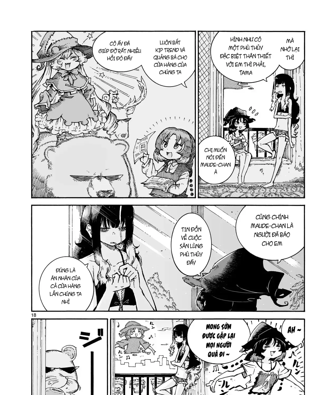 Majo To Kyurasu - Phù Thủy Phê Pha Chap 4.2 - Next Chap 5.2