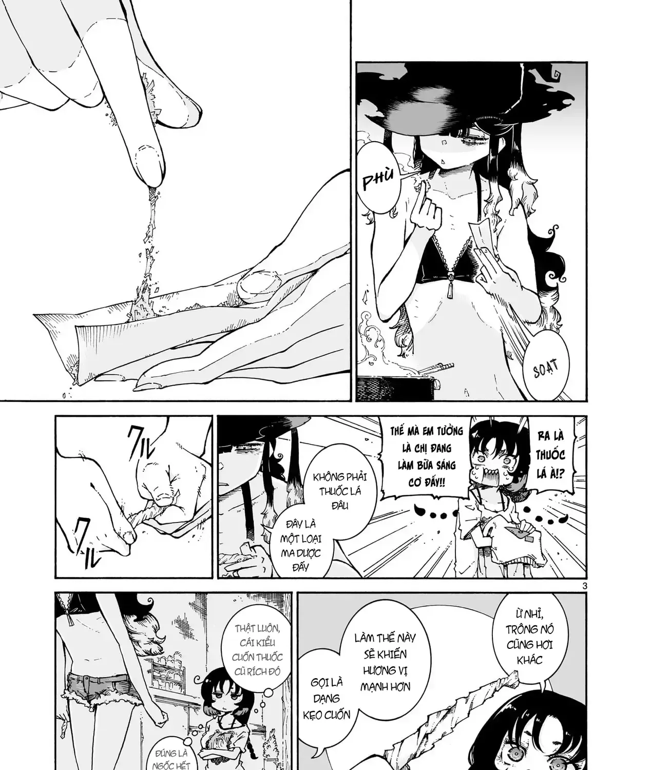 Majo To Kyurasu - Phù Thủy Phê Pha Chap 4.2 - Next Chap 5.2