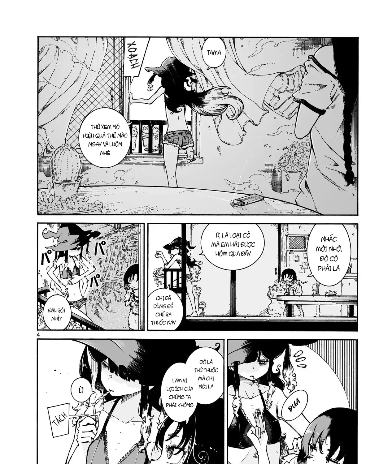 Majo To Kyurasu - Phù Thủy Phê Pha Chap 4.2 - Next Chap 5.2