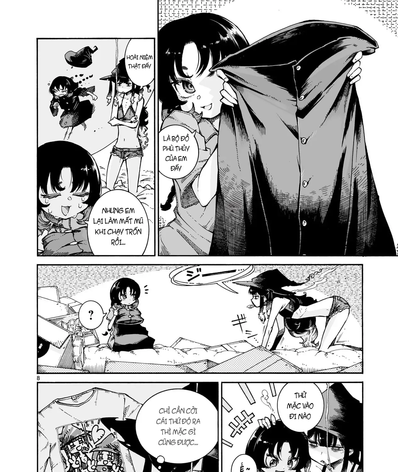 Majo To Kyurasu - Phù Thủy Phê Pha Chap 5.2 - Next Chap 6.2