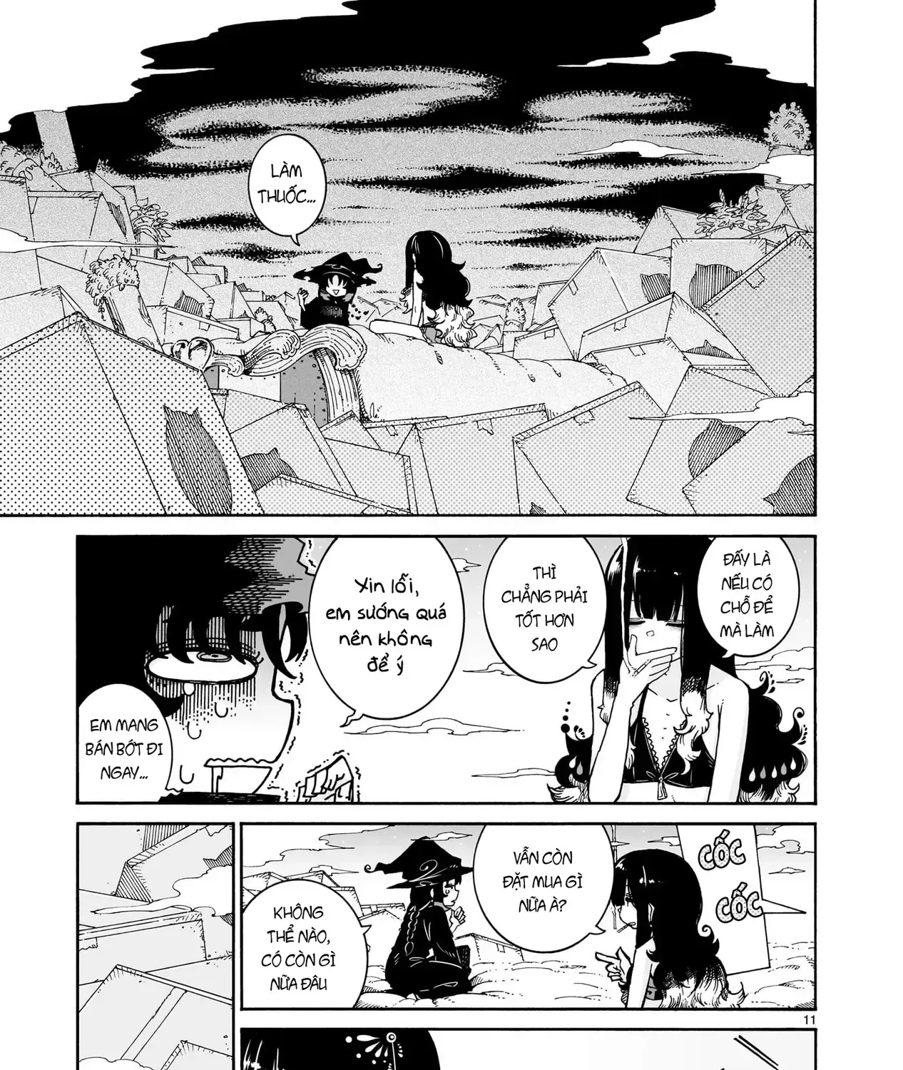 Majo To Kyurasu - Phù Thủy Phê Pha Chap 5.2 - Next Chap 6.2