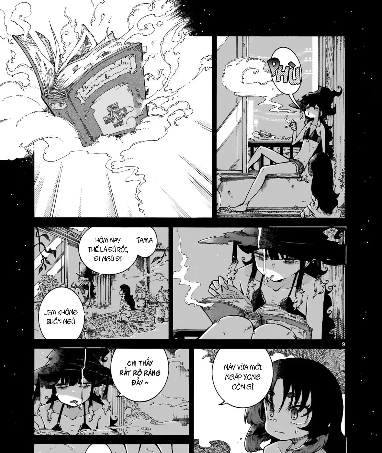 Majo To Kyurasu - Phù Thủy Phê Pha Chap 9.1 - Next Chap 10.1