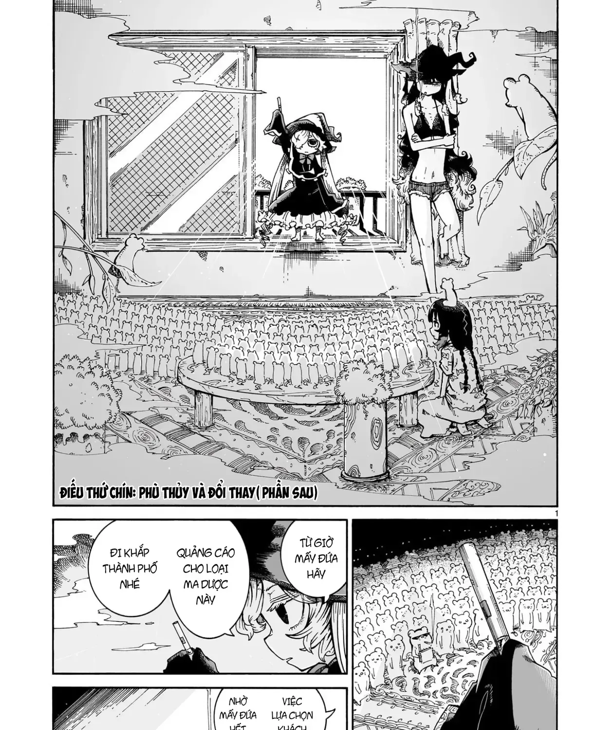 Majo To Kyurasu - Phù Thủy Phê Pha Chap 9.2 - Next Chap 10.2