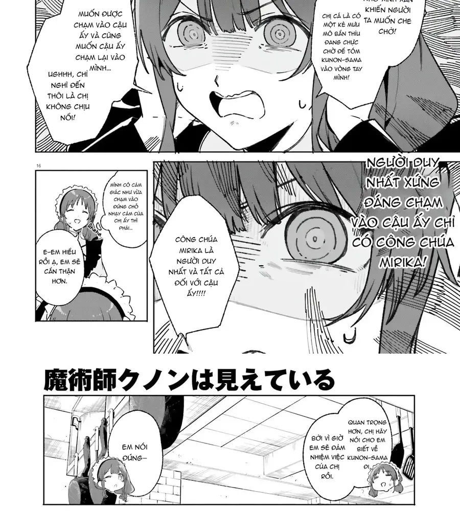 Majutsushi Kunon Wa Miete Iru Chap 14 - Next Chap 15