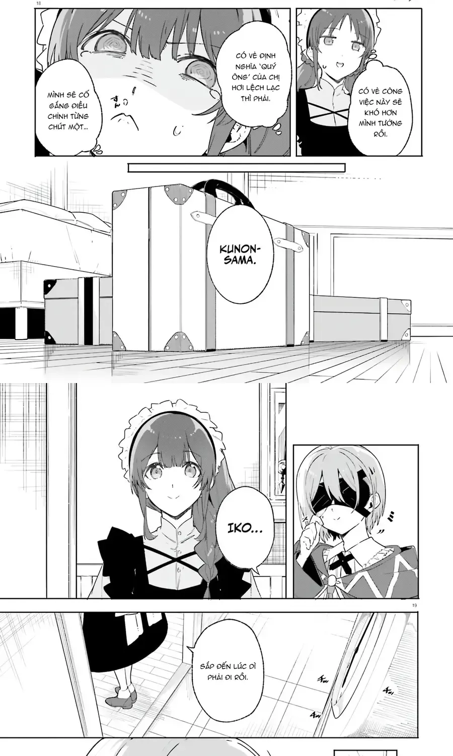 Majutsushi Kunon Wa Miete Iru Chap 14 - Next Chap 15