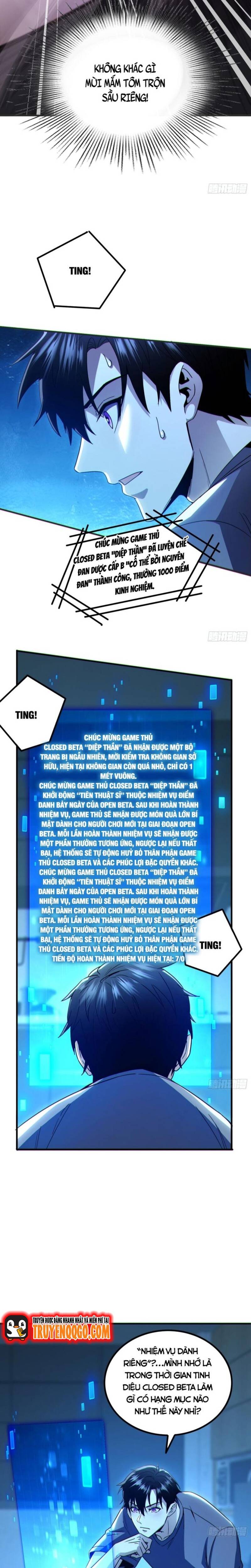 Mạt Thế Chi Đỉnh: Chỉ Có Ta Là Người Chơi Bản Closed Chap 3 - Next Chap 4