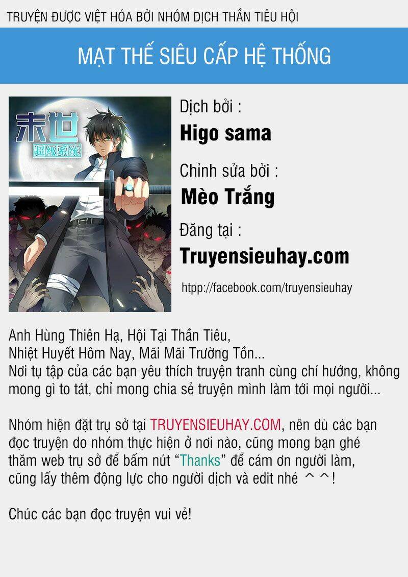 Mạt Thế Siêu Cấp Hệ Thống Chap 19 - Next Chap 20