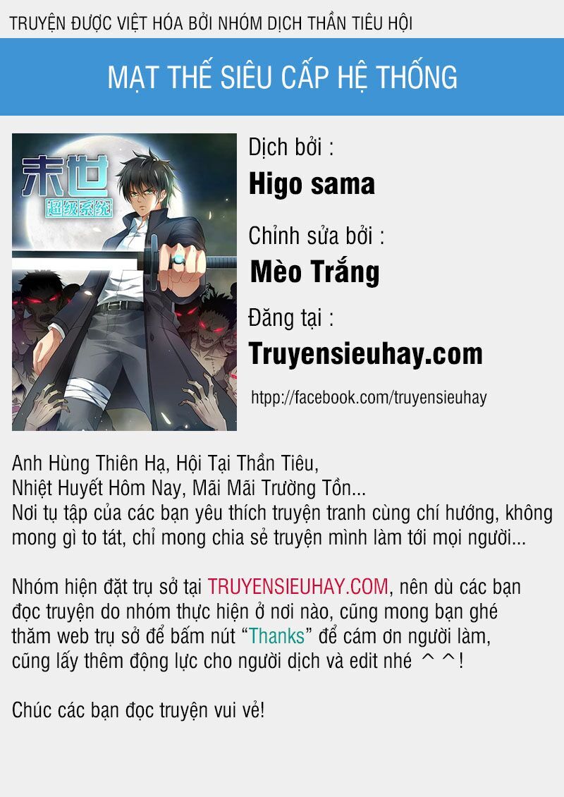 Mạt Thế Siêu Cấp Hệ Thống Chap 44 - Next Chap 45