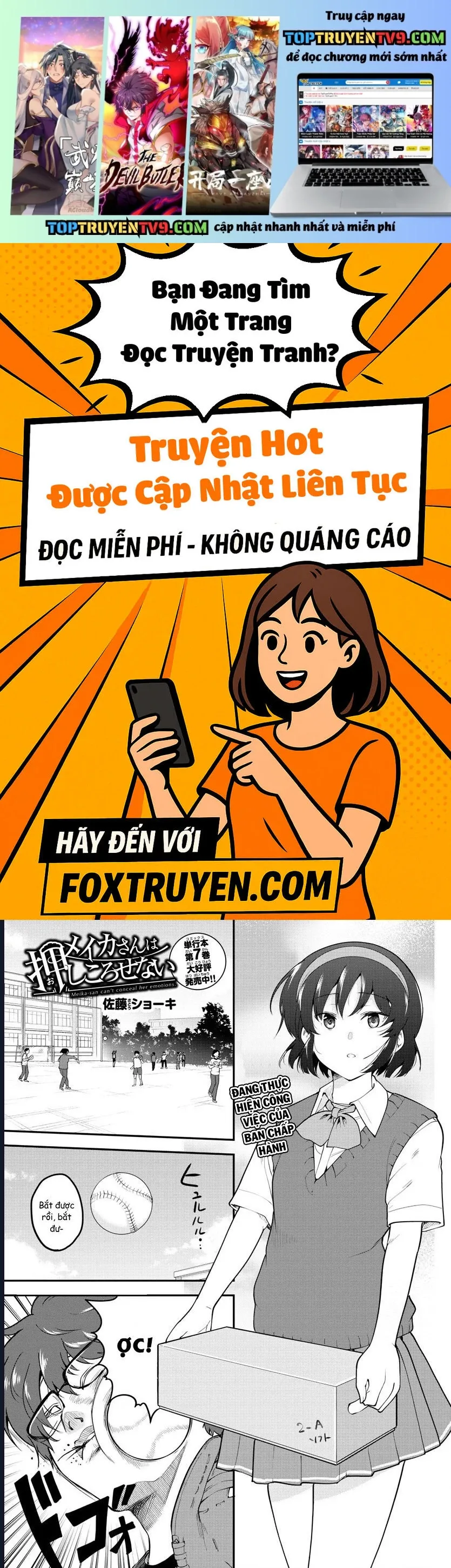 Meika-San Can't Conceal Her Emotions Chap 104 - Next Chap 105