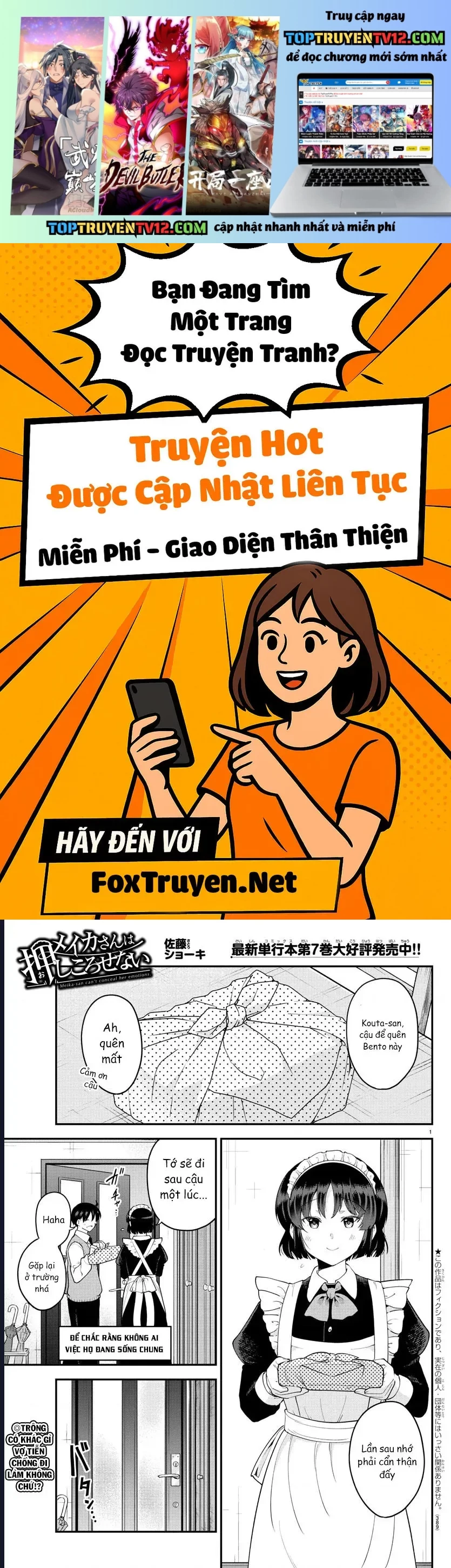 Meika-San Can't Conceal Her Emotions Chap 108 - Next Chap 109