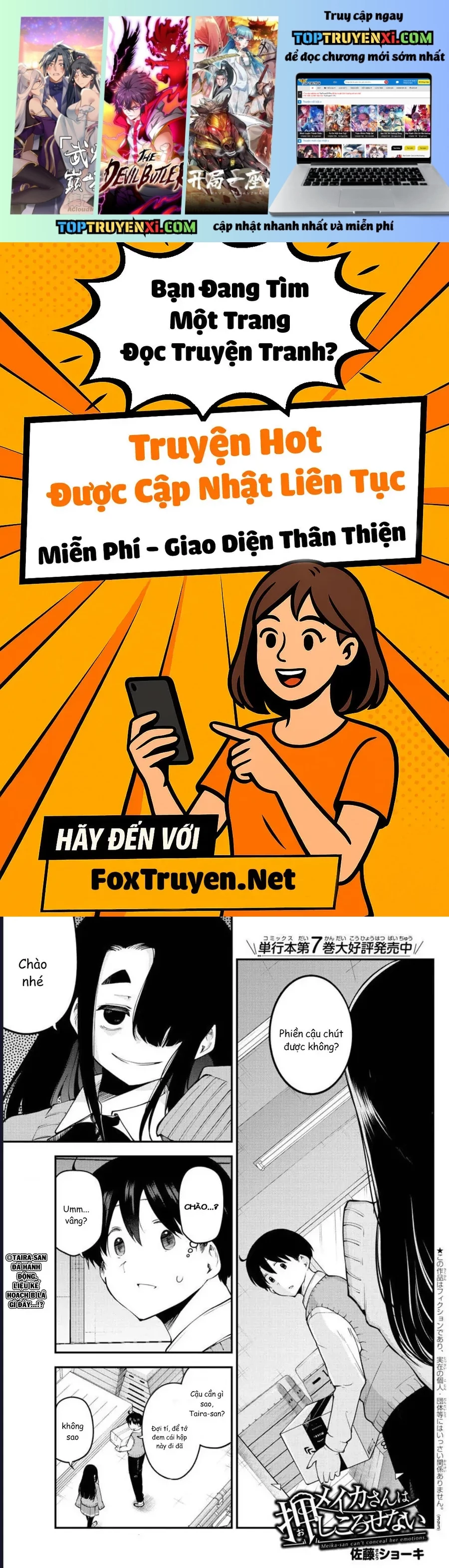 Meika-San Can't Conceal Her Emotions Chap 109 - Next Chap 110