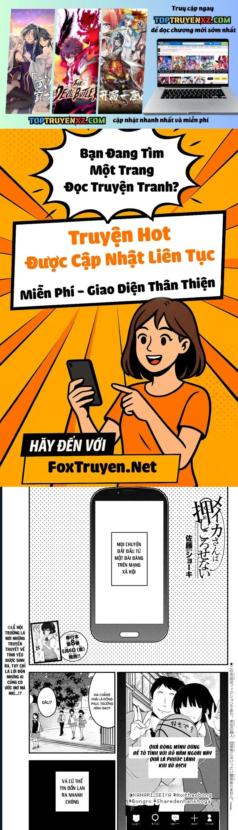 Meika-San Can't Conceal Her Emotions Chap 110 - Next Chap 111