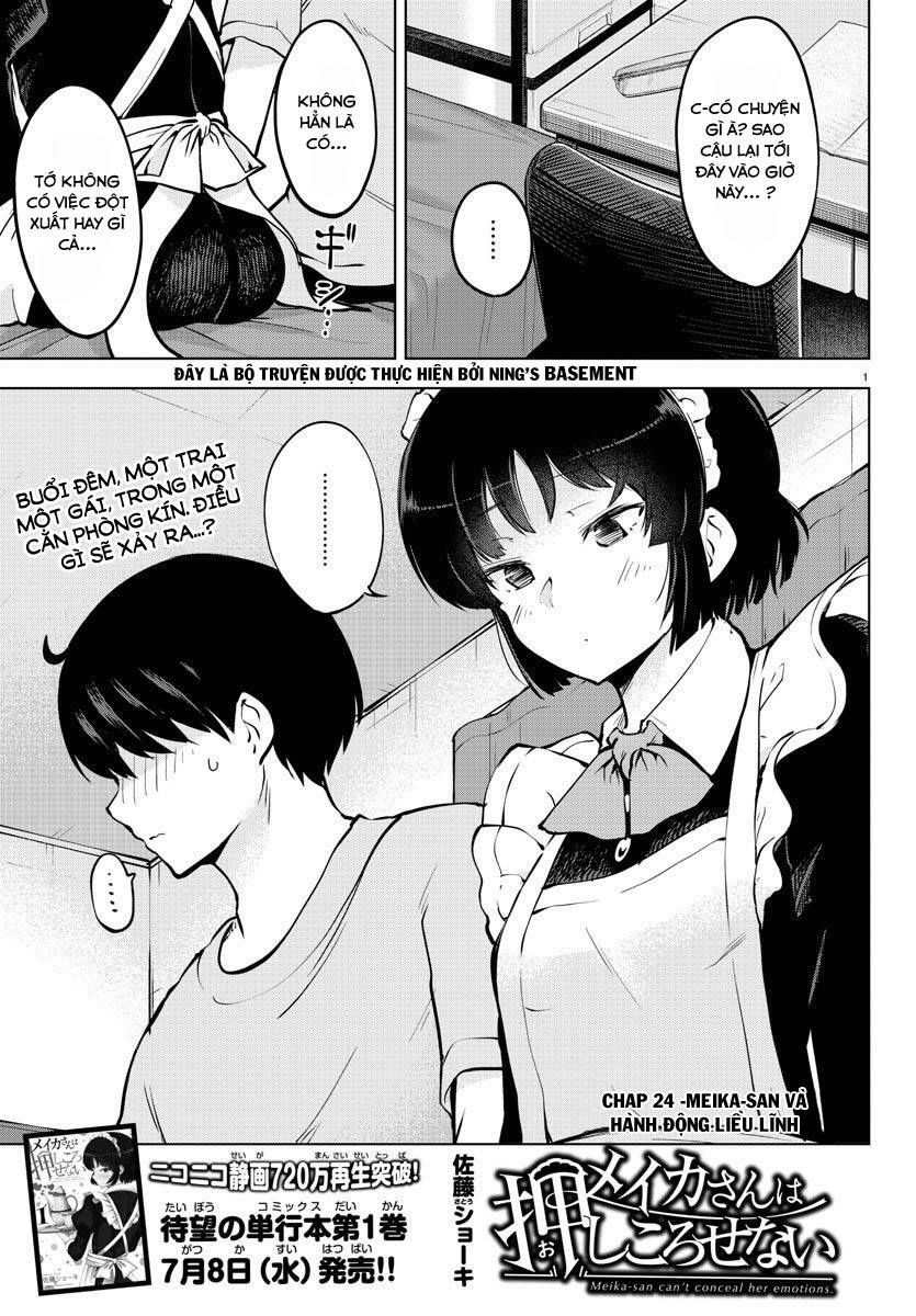 Meika-San Can't Conceal Her Emotions Chap 24.1 - Next Chap 25.1