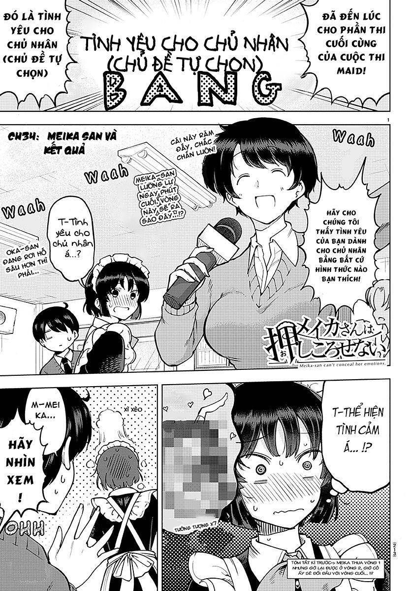 Meika-San Can't Conceal Her Emotions Chap 34 - Next Chap 35