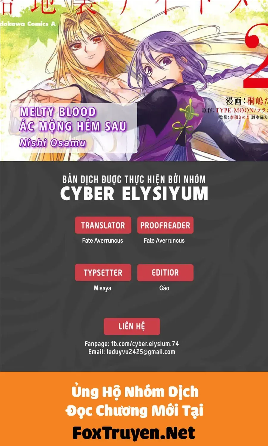 Melty Blood - Ác Mộng Hẻm Sau Chap 10 - Next Chap 11
