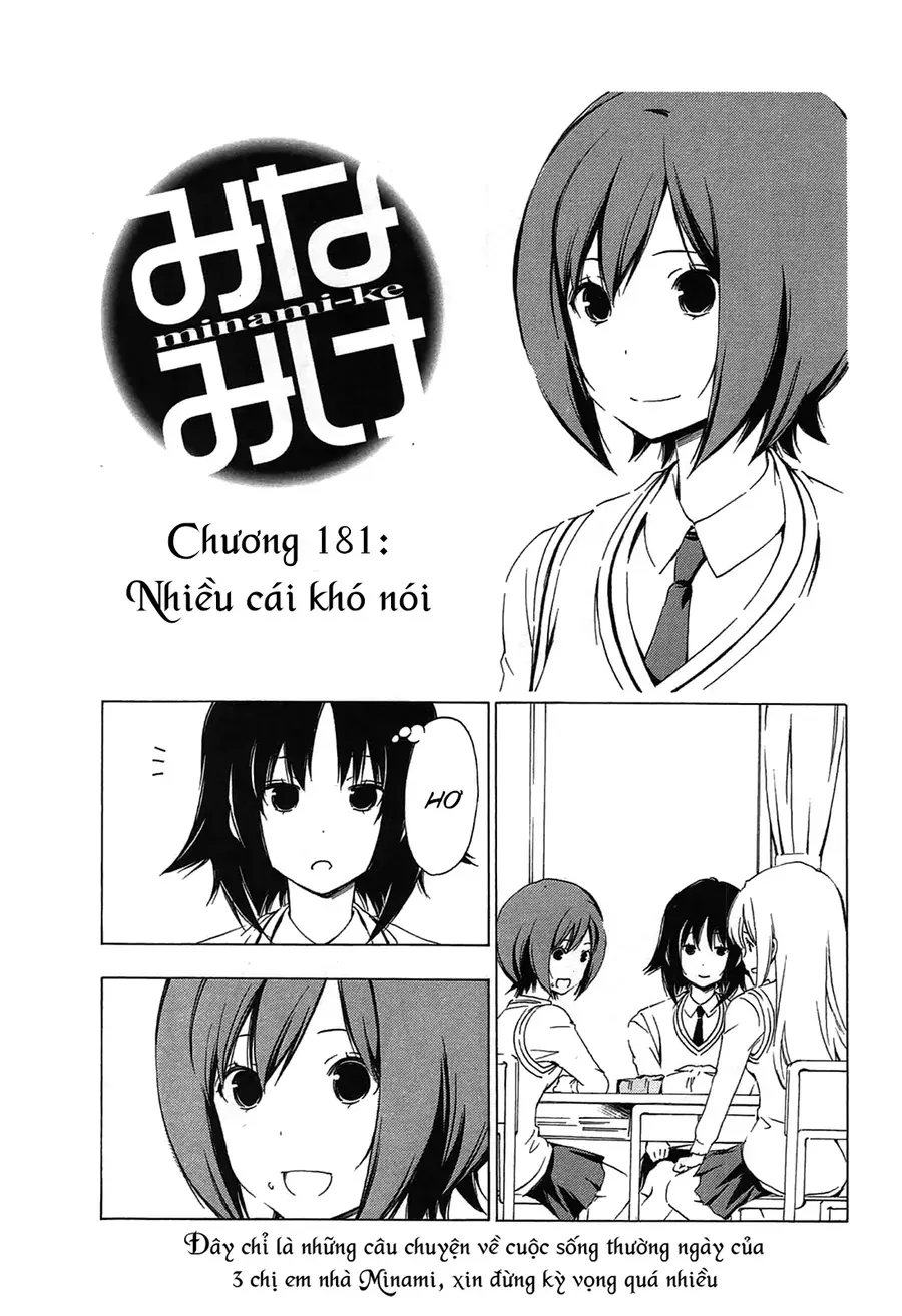 Minami-Ke Chap 181 - Next Chap 182