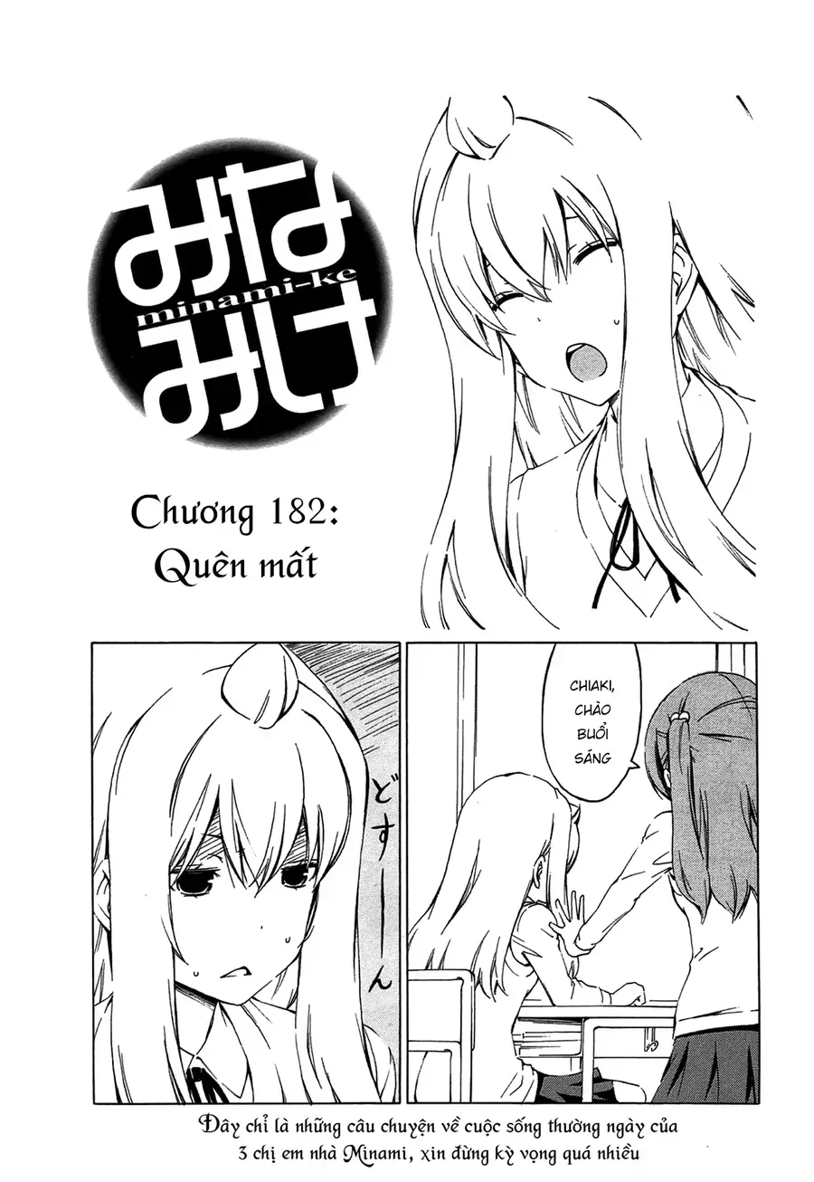 Minami-Ke Chap 182 - Next Chap 183