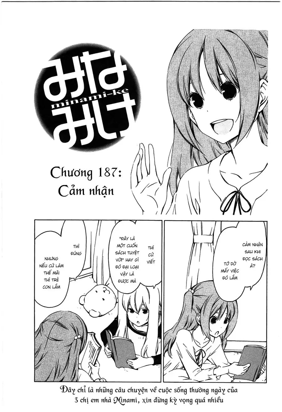 Minami-Ke Chap 187 - Next Chap 188