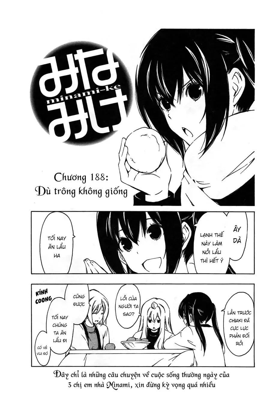 Minami-Ke Chap 188 - Next Chap 189