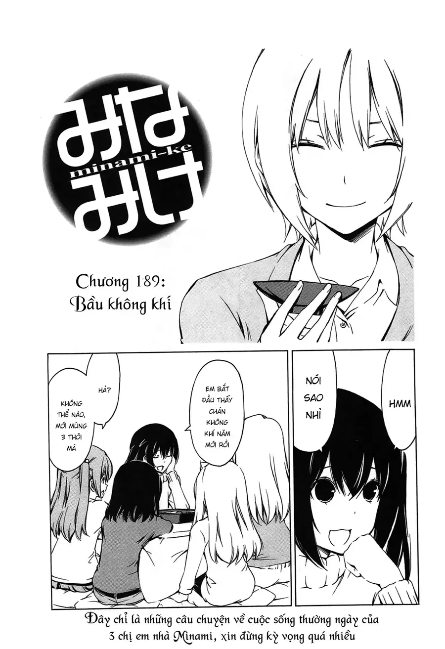 Minami-Ke Chap 189 - Next Chap 190