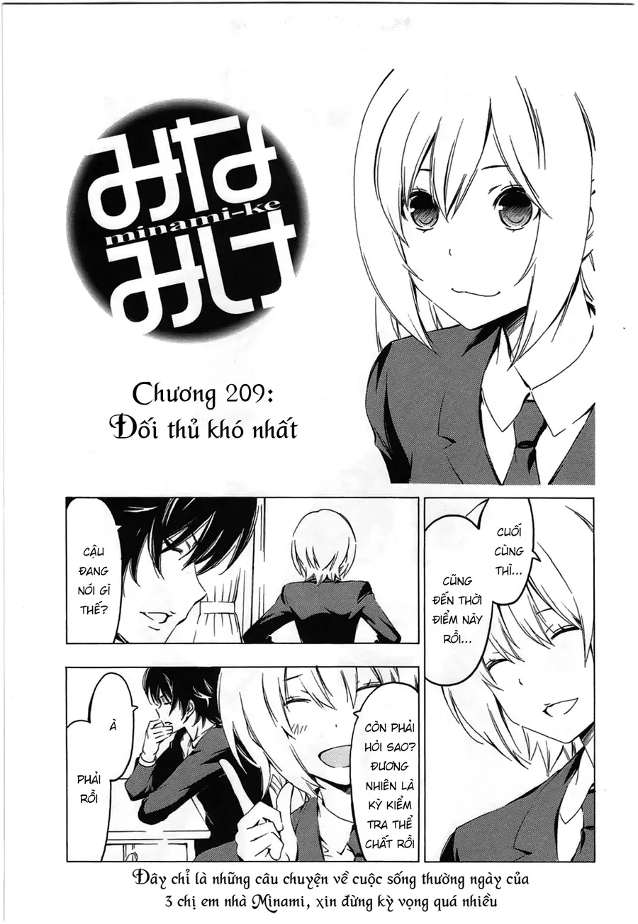 Minami-Ke Chap 209 - Next Chap 210