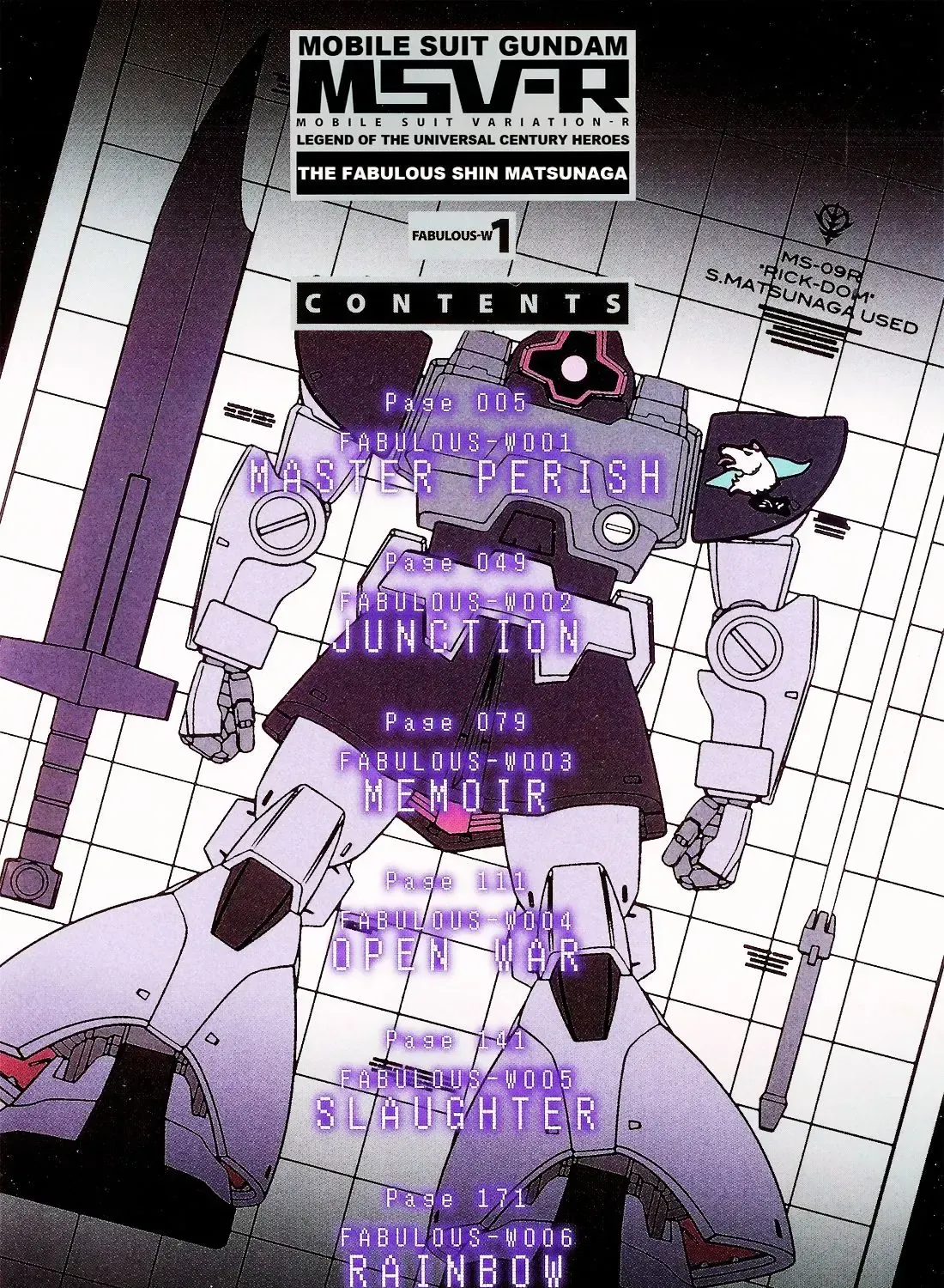 Mobile Suit Gundam Msv-R Legend Of The Universal Century Heroes: The Fabulous Shin Matsunaga Chap 1 - Next Chap 2