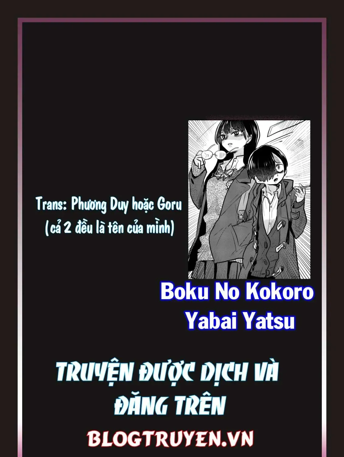 Mối Nguy Trong Trái Tim Tôi Chap 33.1 - Next Chap 34.1