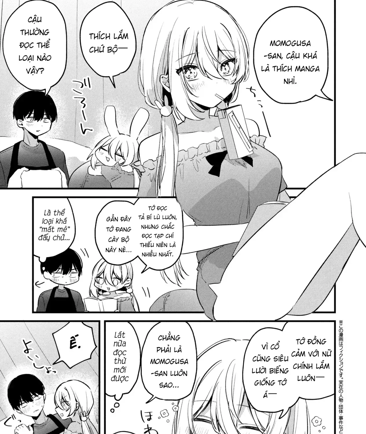 Momogusa-San Cậu Lười Quá Đi Mất!! Chap 14.2 - Next Chap 15.2