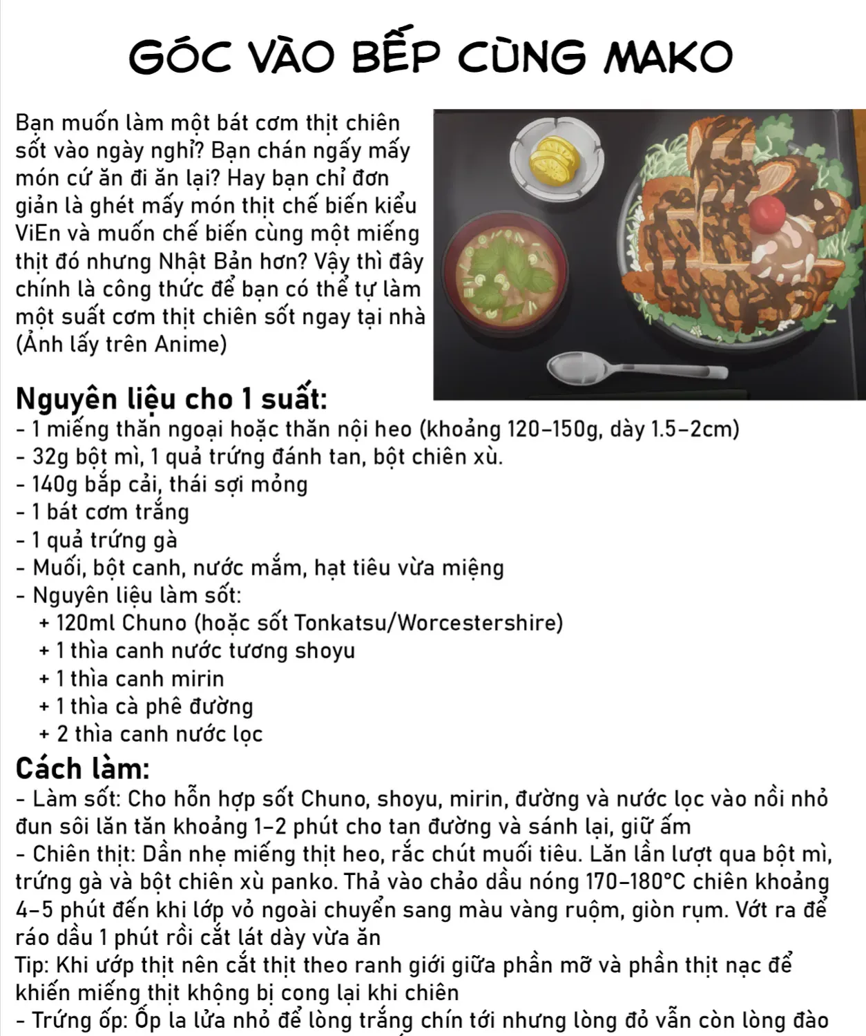 Món Ngon Mỗi Ngày Chap 1 - Next Chap 2