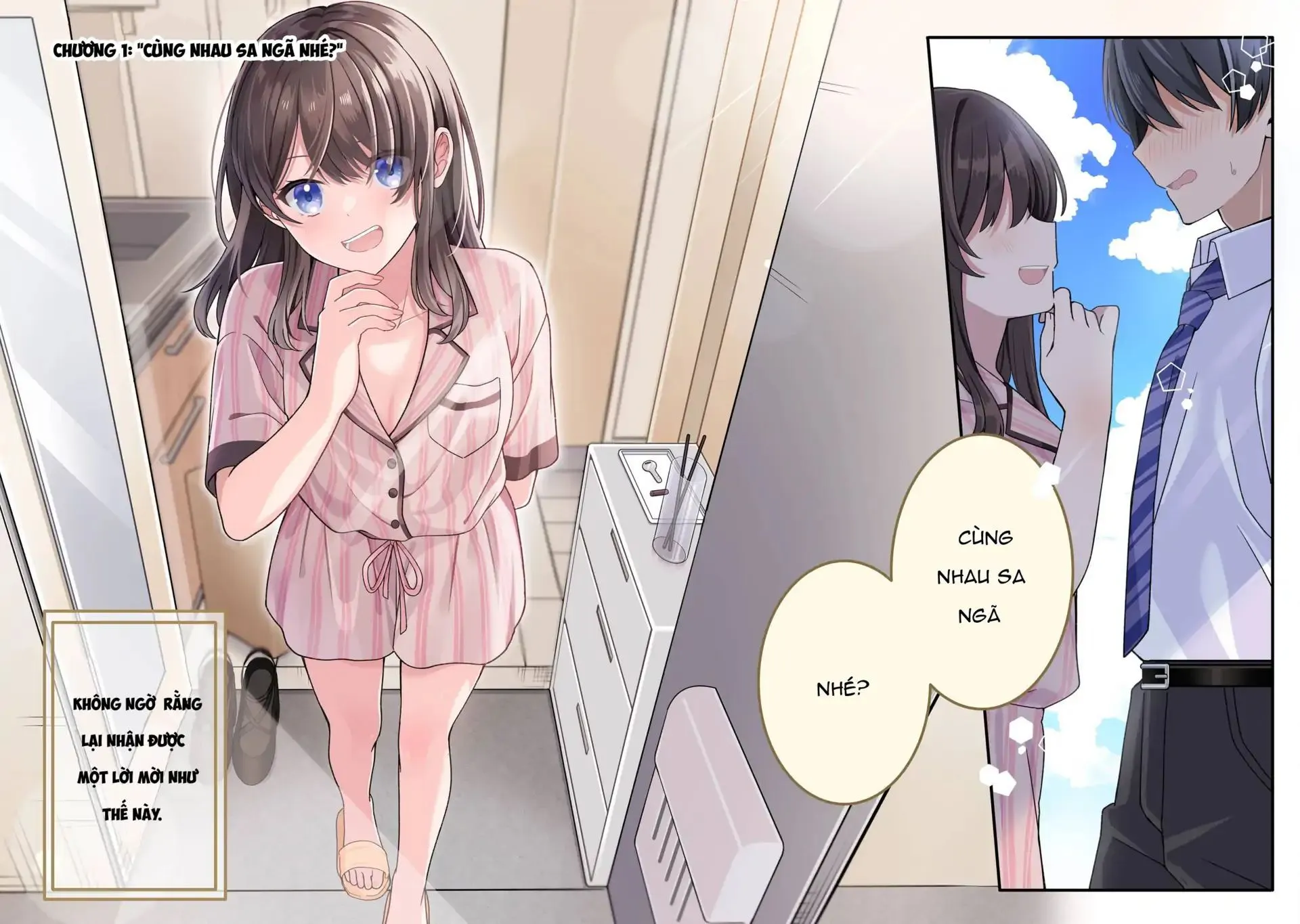 Muboubi Kawaii Pajama Sugata No Bishoujo To Heya De Futarikiri Chap 1 - Next Chap 2