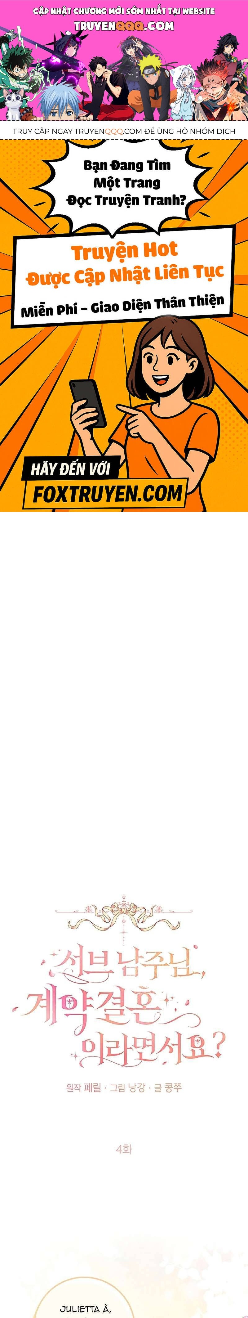 Nam Phụ À, Anh Nói Đó Chỉ Là Hôn Nhân Hợp Đồng Thôi Mà? Chap 4 - Next Chap 5