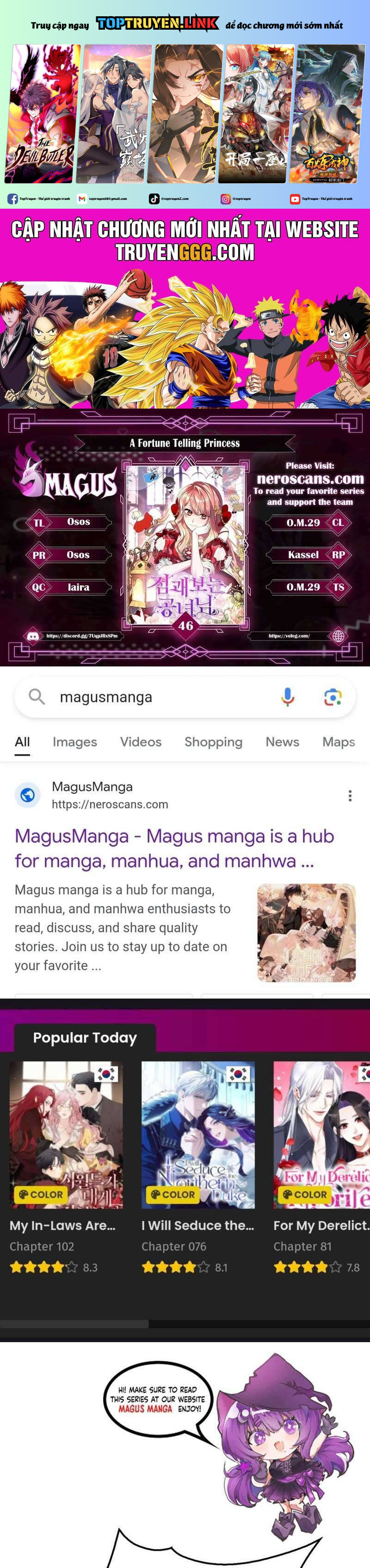 Nàng Công Chúa Tiên Tri Chap 47 - Next Chap 48